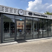 Wycieraczki aluminiowe - dworzec PKP Milanówek