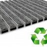 Wycieraczka aluminiowa z wkładem tekstylnym eco - Clean Ryps ECO