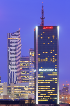 Hotel Marriott w Warszawie - wycieraczki systemowe