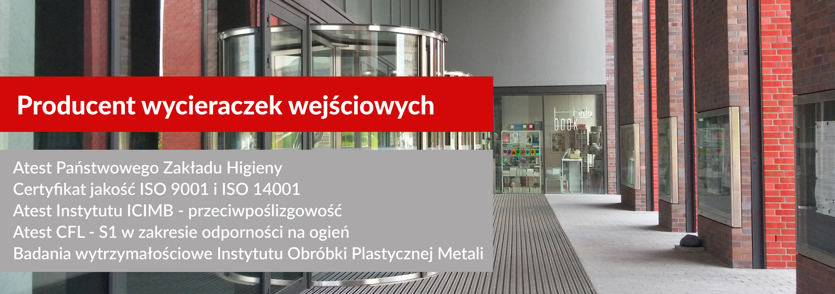 Producent wycieraczek wejściowych