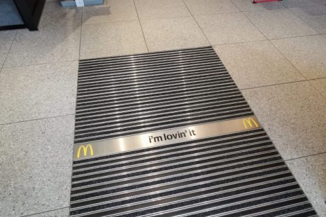 McDonald's aluminium entrance mats