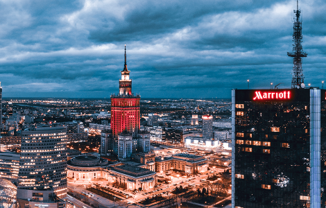 Warsaw Marriott Hotel - wycieraczki aluminiowe