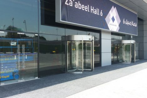 Dubai World Trade Centre aluminium entrance mats