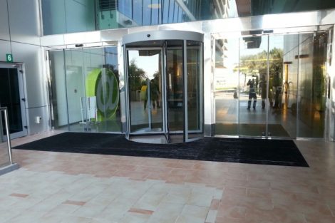 Two Four 54 Building, Abu Dhab aluminium entrance mats