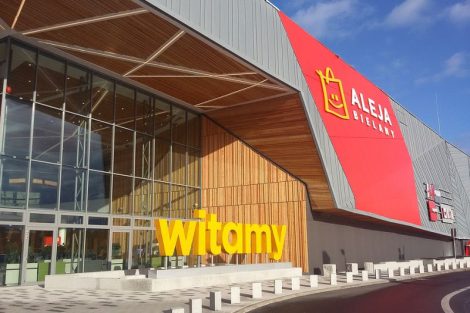 Aleja Bielany Shopping Centre, Warsaw wycieraczki aluminiowe