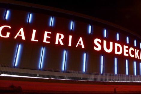 Sudecka Shopping Centre, Jelenia Góra wycieraczki aluminiowe